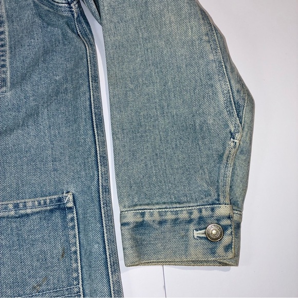 Lauren Ralph Lauren Petite Denim Chore Barn Jacket Small Vintage 80’s 90’s - Picture 3 of 12